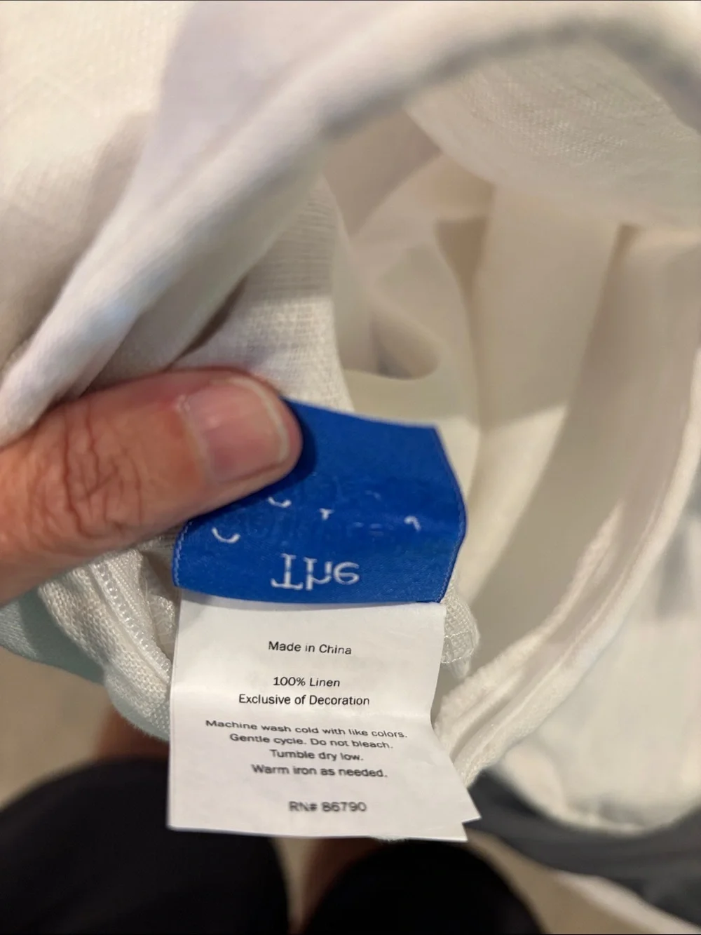 The Company Store Linen Pillow Cover 18x18